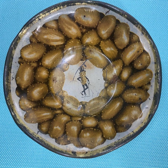 Mr. Peanut Snack Cup Set, Tin Litho, Nut Serving Cups -‎ Set of 4 - Picture 6 of 8